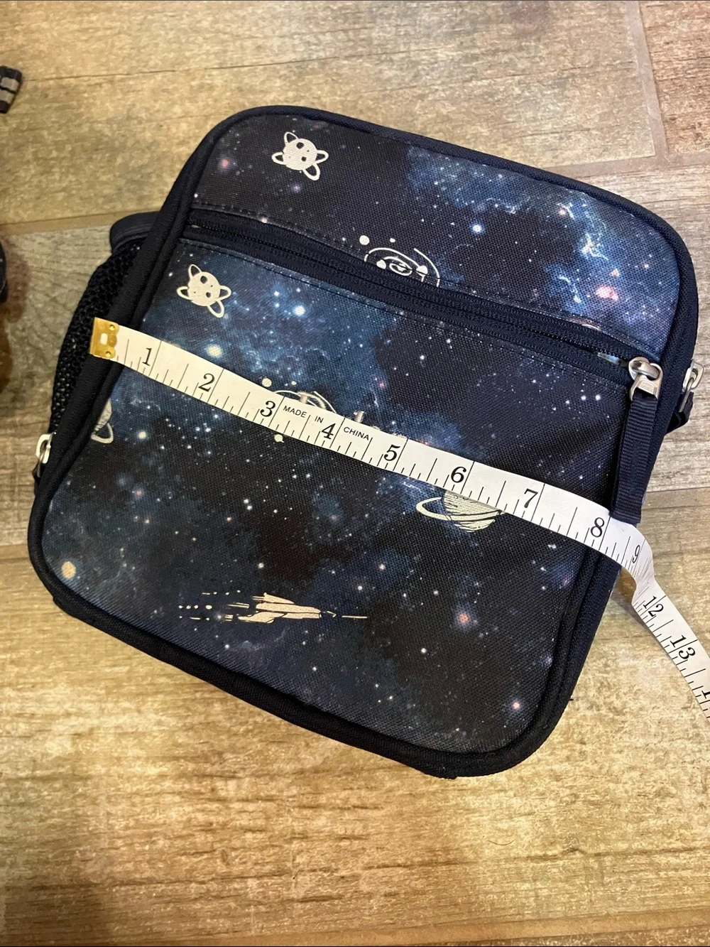 POTTERY BARN SMALL MACKENZIE NAVY GALAXY BACKPACK, LUNCHBOX / WATER-BOTTLE SET